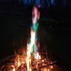 Colorful flames